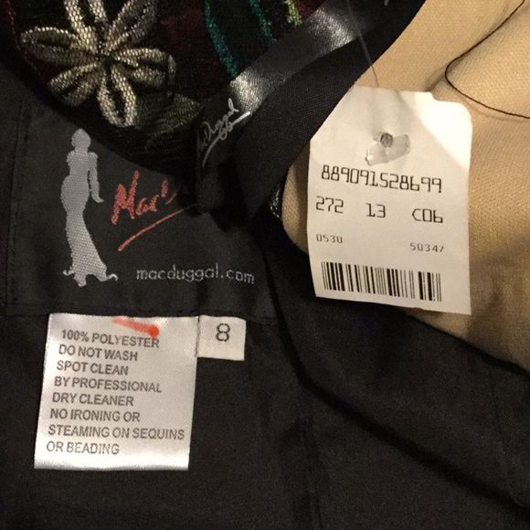 Mac Duggal Couture Embroidered Formal 50347 - Picture 4 of 8